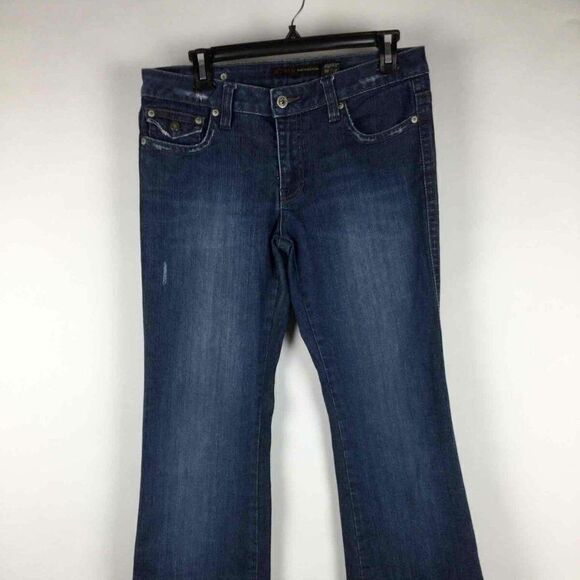 Buffalo Dark Blue Mid Rise Jeans Sz 30 - Picture 1 of 9